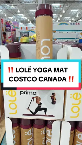 Are you in the market for a NEW yoga mat and DON’T want to spend hundreds of dollars on one, check out LOLË at Costco!  Lululemon and LOLË always market very similar products but there is a HUGE price difference between both brands.  A 5mm yoga mat is $148.00 at Lululemon and at Costco right now you can get the LOLË yoga mat for $24.99.  🧘🏽‍♀️Some things to keep in mind when purchasing a yoga mat;  ✔️ GRIP on the mat (anything shiny can cause you to slip, especially when you sweat).  ✔️ CUSHION (depends how advanced you are and if your joints need more support).  ✔️ LENGTH (especially if you are tall).  If you use yoga mats on a regular basis, what are some of your top tips and brand recommendations ⁉️ #costco #costcobuyscostcotiktok #costcofinds #costcocanada #toronto #canada #shopping #yoga #lolë #lole #exercise #workout #christmasshopping #ChristmasGiftIdeas #fyp #foryou #costcomusthaves #costcocanada🇨🇦 #ontario #gym #yogagirl 