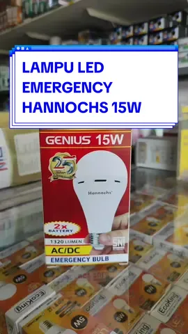 LAMPU LED EMERGENCY HANNOCHS 15W #lampuled #emergency #hannochs #original #eelectric #fyp 