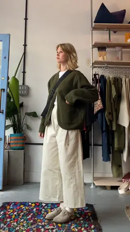 Sneak peak of a new collection we have been working on 👀 #fallfashion #handmadefashion #fyp #layeringoutfits #gorpcore #gorpcorefashion #universalworks #baggu #unisexfashion #autumnwinter2023 