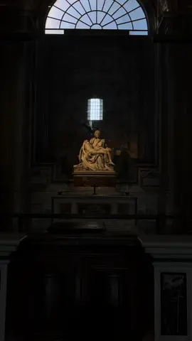 The masterpiece: Pietà by Michelangelo in St. Peter Basilica, Vatican City.