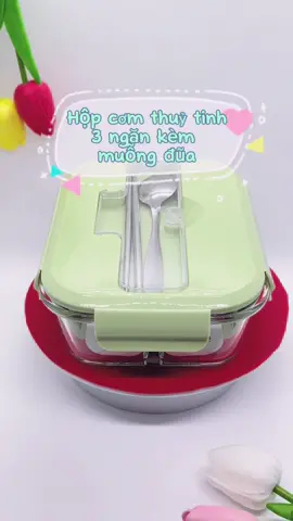 Hộp Cơm Thủy Tinh 1L 3 Ngăn Kèm Muỗng Đũa Inox - Chịu Nhiệt, Chống Tràn, Có Giá Để Điện Thoại - Mang Cơm Văn Phòng.  ##hopthuytinh##hopthuytinhdungcom##hopthuytinh3ngan##hopthuytinh2ngan##hopthuytinh640ml##hopthuytinhkhuyenmai##hopthuytinhmangcom##hopmangcom##hopdungcom##hopthuytinhconap##hop##tosu##chensu##diasu##giadungnhabep##muongduania##tuigiunhiet##freeship##sieusale##hoanxu##khuyenmai##sieure#sieurunhietdungcom 