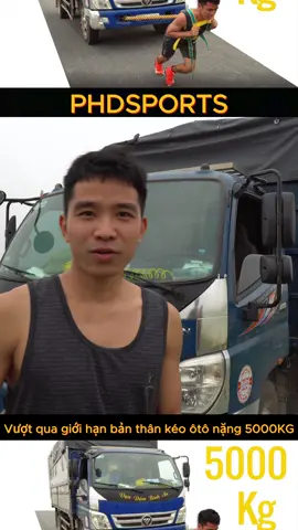Kéo Ô Tô Nặng 5000Kg #xe #oto #phdsports #thuthach #xuhuong