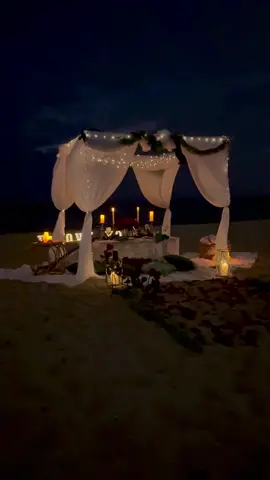 Yhe most romantic date nights on the beach ❤️ #moonflowerevents #ocdate #ocdateideas #ladateideas #luxurydate #luxurydatenight 