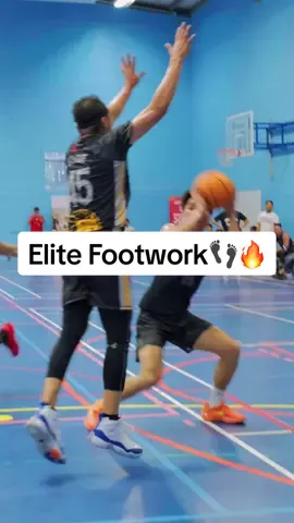 Elite footwork 👣🏀🔥 Angelo Jimenez with the shot fake and step through move. @Controllers.Basketball KAMPI Elite Mens Division Finals #kampi #britishbasketball #pinoybasketball #filbrit #basketballmoves #london #fujifilm #fyp #stepthrough #thefujizone #explore 