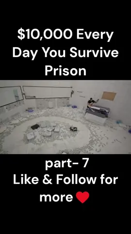 $10,000 Every Day You Survive Prison! #mrbeast #mrbeastchallenge #mrbeast6000 #mrbeastgaming #mrbeastfans #mrbeastenespañol #chandler #karljacobs #trending #trendingvideo #viral #viralvideo #viraltiktok #virall