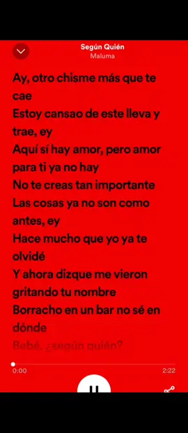 QUIEN P**** TE DOJO Q A UN TE LLORO #segunquien #maluma #music #spotify 