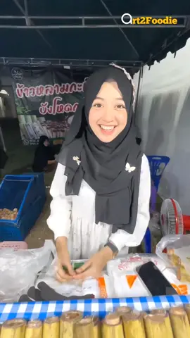 Ukhti Thailand Penjual Nasi Lemang Viral  #ukhti #ukhticantik #ukhtithailand #thailandstreetfood #thailand #art2foodie #thailandstreetfood #art2foodie 