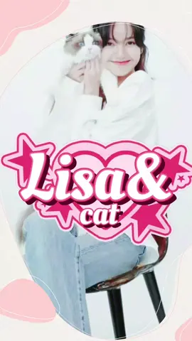 The only one who can refuse Lisa is her cat🐱#cute #cuteanimals #cat #lisa #lisablackpink #catsoftiktok #idol #stars #foryou #fyp 