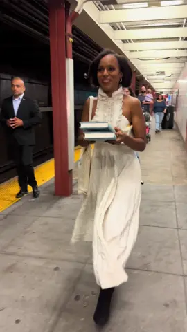 Gave the F train some reading material 📖. #thickerthanwater comes out TOMORROW! Preorder now!