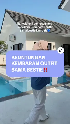 Yakin gak mau seragaman? Banyak loh keuntungannya😍 #outfitkembaran #ootdhealing #outfitinspo #kemejazhiya #kemejabiru #kemejabirumuda 
