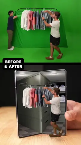 This idea is so creative 🤯 What’s your favorite scene? ☺️ By @natale_pro  #filmmaker #videographer #videoedits #videocreatorsworld #videoreels #reels #foryoupage #explorepage #vfxartist #vfxworld #vfxguru #vfxbreakdown #bts #beforeandafter 