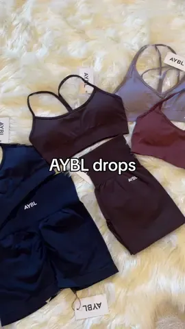 new @AYBL empower colors & other colorways for the strappy & vneck bras dropping this Thursday on 9/28 🤍👀💕 ‘HAYTAY’ gets you 10% off loves :) #aybl #beaybl #gymfits #newdrops #fyp 