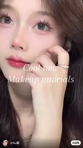 ˗ˏˋ꒰🍥 ꒱ ℂ𝕠𝕠𝕝 𝕥𝕠𝕟𝕖 𝕞𝕒𝕜𝕖𝕦𝕡 𝕥𝕦𝕥𝕠𝕣𝕚𝕒𝕝 .ᐟ.ᐟ #makeuptutorial #makeuptutorialntourdouyin #douyin #cooltonemakeup #glowuptips 