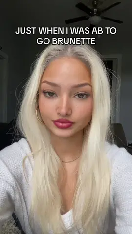 guys what am i even blonde 