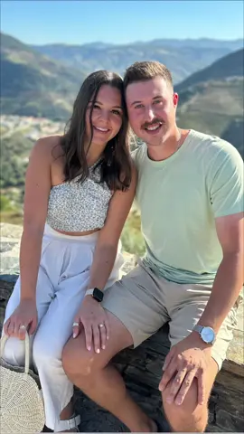 What started off as 2 seventeen year old friends going to prom together because neither one had a date has turned into a beautiful love story!❤️Eleven years later he proposed to my daughter in Portugal last night and she said YES! This proud Momma is one step closer to being a grandma!!❤️❤️#denisaandre 