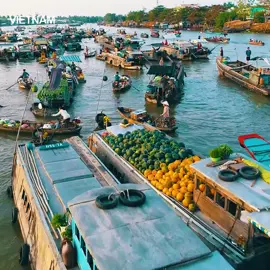 Cai Rang floating market - a feature in Mekong Delta Source: Amazing Things in Vietnam #mekongdelta #mekongdeltatour