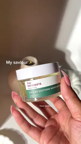 The Originote Cica B5 Soothing Moisturizer is the key buat redain redness🌿 #redness #moisturizer #dailyskincare #skincareroutine #dryskin 