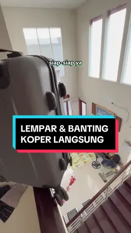 Glindingin koper ❌ Banting & lempar koper ✅  #kopertahanbanting #teskekuatankoper #bantingkoper #paydaysale  #fyp 