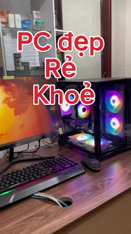 Bộ pc chơi game chip core i5-6500, ram 16g, ssd 240g, vga gtx 1050, màn hình 24 inh- full bộ giá 7tr4#pcgaming #maytinhchoigamehanoi #pcgamer #pcgiare #hailongpc 