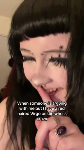 @syd𖤐 shes fr crazy but in a good way #fyp #foryou #alt #alternative #goth #gothmakeupinspo #crazybestfriend #virgo #xybca 