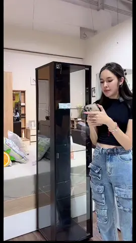 [กทม. 3-5 วัน ส่ง] SB Design Square ตู้โชว์กระจก LOOMS รุ่น Gaelan ขนาด 40 ซม. สีขาว (40X40X162 ซม รีบเลย - สิ้นสุดวันนี้!#ขายดีอันดับ1 #สินค้าขายดี #ราคาถูก #ทุกคน 