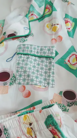 Cuteness has arrived 💌 Our new #kopitiam print available in a tote bag, #pyjamas set and matching hair scrunchie. Made for local breakfast lovers! Buy online or in-store ☕️ #bellsandbirds #singapore #tiktoksg #kayatoast #nasilemak 