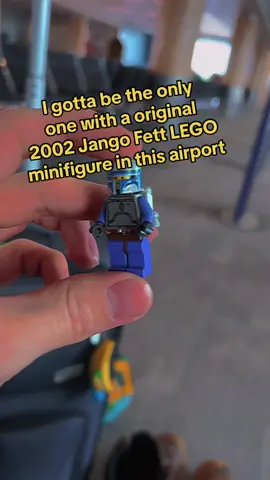 Honestly given this was taken right after a #LEGOconvention there’s a decent chance there’s more then one 🤷‍♂️ #jangofett #staymad #LEGO #minifigure #attackoftheclones #rareminifigures #airport #LEGOstarwars #starwars #travel #mandalorian 