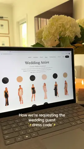 Wedding guest dress code, but make it aesthetic ✨ #weddingwebsite #weddingguestattire #weddingwebsiteinspo #weddingwebsitefaq #blacktiewedding #neutralaesthetic #neutralwedding #weddingaesthetic #fyp #fypシ 