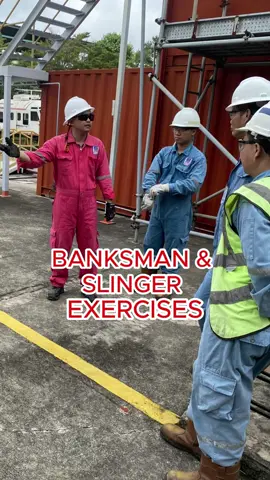 Banksman & Slinger Exercises in PVD Training #Banksman #Slinger #trainingcourse #PVDTraining 