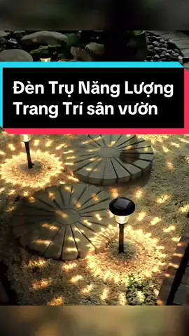 Đèn năng lượng mặt trời . chuyên trang trí lối đi sân vườn . quán caphe . hoàn toàn tự động không tốn điện #xh #capcut #dcgr #tiktokshop #nangluong 