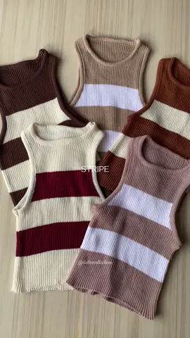 NEW IN! RIBBED KNIT RACERBACK🤎 #ribbedknit #knittedtops #fashiontok #basictop #fypシ 