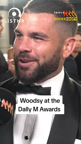 We sent Woodsy to the Dally M green carpet and as expected, he was a menace 😅 #dallym #dallymawards #nrl #nrlgrandfinal #harrygrant #aaronwoods #fyp #foryourpage #foryoupage 