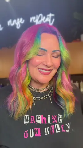 The next step in @Angelic ‘s road to hair recovery💕 #hairstylist #hair #fyp #hairtok #foryoupage #haircolor #transformation #colorfulhair #rainbowhair 