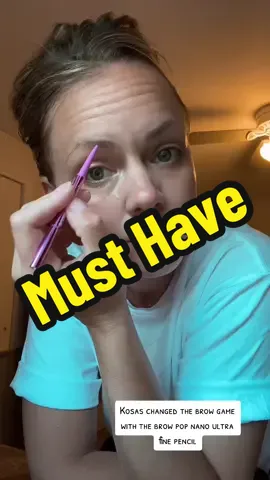 The Kosas Brow Pop Nano Ultra Fine Pencil is a game changer for your brows. Ultra fine natural hair like strokes. It looks natural but helps define your brows. @Kosas #ohlalalala #kosasbrowpopnanopencil #browproductsuggestion #chaotic_beauty081627 #fyppppppppppppppppppppppppppppppppppppppp #hypehaven365 #2023hypecrew #tiktokshoppartner #kosasbrowpopnano #viralvideoss 