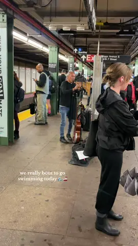 mans understood the assignment #nyc #nycflood #flooding #titanic #subway #flashflood 