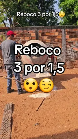 olha como esse pedreiro fez o reboco forte  #pedreiro #construção #obra #reforma 
