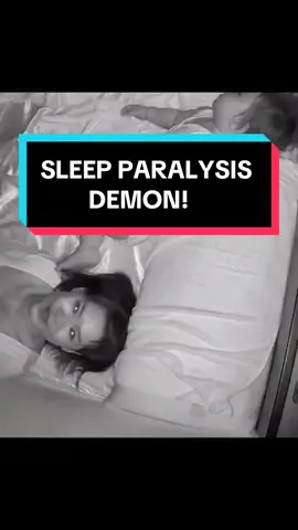 SLEEP PARALYSIS DEMON #caughtoncamera #scarystory #scaryvideo #scarytiktok #sleepparalysis #sleepparalysisdemon 