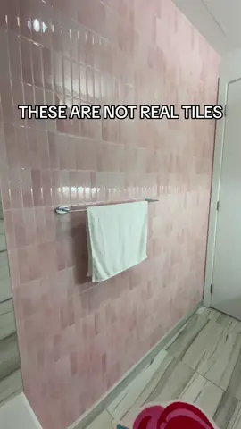 best renter friendly life hack out there✨ @The Smart Tiles #diyhomedecor #peelandsticktile #smarttile #diyhome #bathroommakeover 