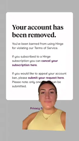 yoikes @Hinge 🖤 #hingeban #relatable #wlwdating 