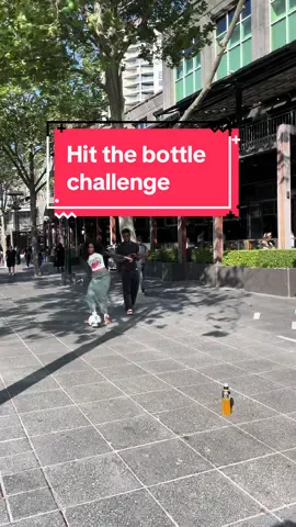 Hit the bottle challenge #fyp #hitthebottle #bottlechallenge 