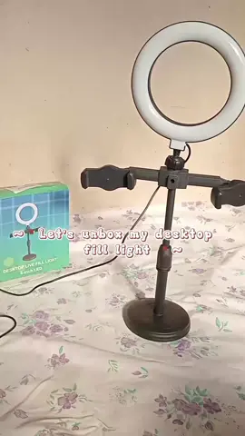 Desktop Live Fill Light ✨️🌟. #ringlight #desktoplight #ledlight #highqualityvideo #budolfinds #tiktokfinds #fypシ 