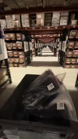 Picking a halloween costume order. Behind the scenes of how we ship out orders from our warehouse.