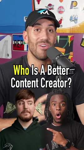 Who is the bestter creator Mr. Beast or Kai Cenat!? #fyp #mrbeast #kaicenat #adinross #mrbeastgaming 
