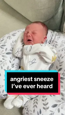 Its cute tho 🥹🫶🏼 #fyp #fup #momtok #newbornbaby #newbornsoftiktok #newborn #trending #viral #fypシ #momcontent #MomsofTikTok #funny #sneeze #sneezing #babysneeze #babysounds 