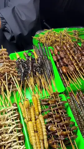 Wanna try some fried insects? #youthvision #fyp #foryourpage #insect #food #festival 