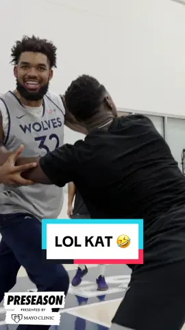 welcome to training camp 🤣 #minnesota #timberwolves #NBA #karlanthonytowns 
