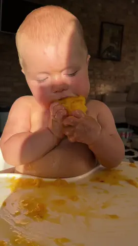 Mango lover 🥭#blw #blwfood #10monthsoldbaby #babylove #babytiktokvideo #babyandfood #прикормребенка #самоприкорм #детицветыжизни #детиприколыдетиролики 