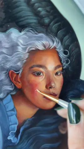 if you’d like to see a longer version theres one on ig and for an even LONGER version there will be a vid on yt soon :))))) #howlsmovingcastle #oilonwood 