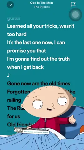 Ode to the mets 😢😢 #odetothemets #thestrokes #familyguy #stewiegriffin #sad #sedih 
