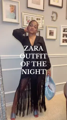 Get dressed with me to go to an Influencer event with #lagosjewelry If your looking for night out, outfit idea here is one for you! Find an elevated maxi dress and style it up with unique shoes and handbag 🖤 #zaradress2023 #zarafallvibes #nightoutdress #zaraviraldress2023 